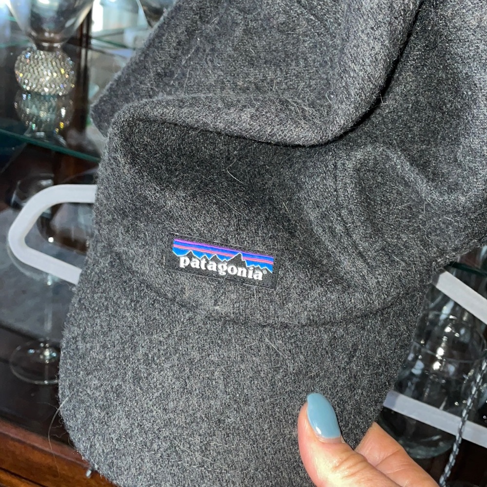 Patagonia hat with ear flaps